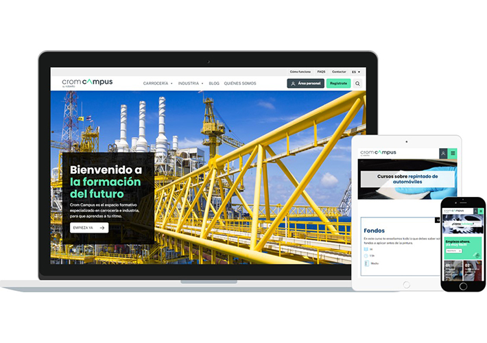 Foto Crom Campus, el punto de acceso gratuito a la formación en carrocería e industria.